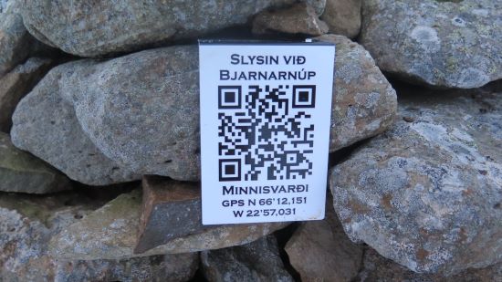 Slysin við Bjarnarnúp